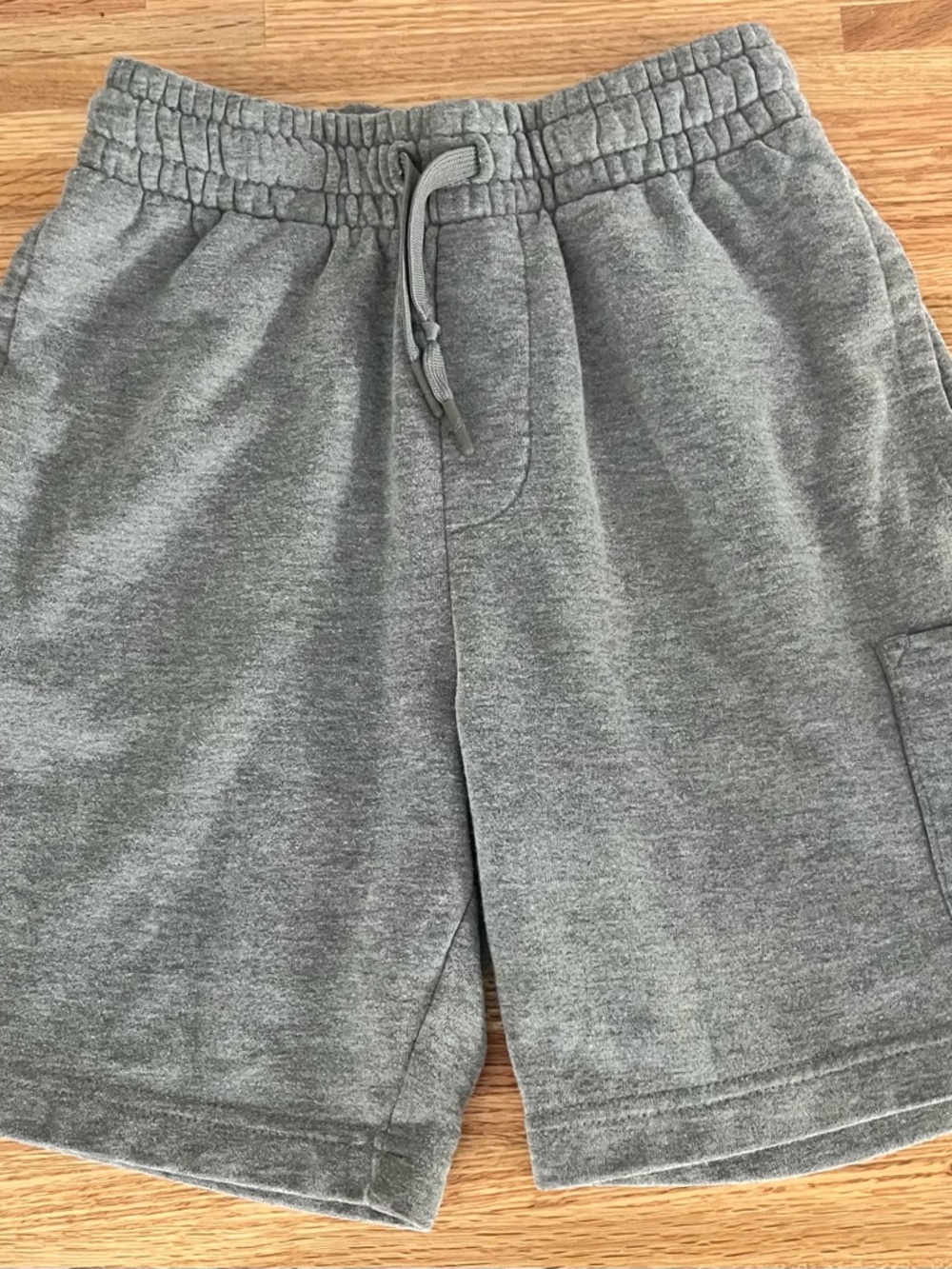 Jordan Gray Elastic-Waist Knit Shorts